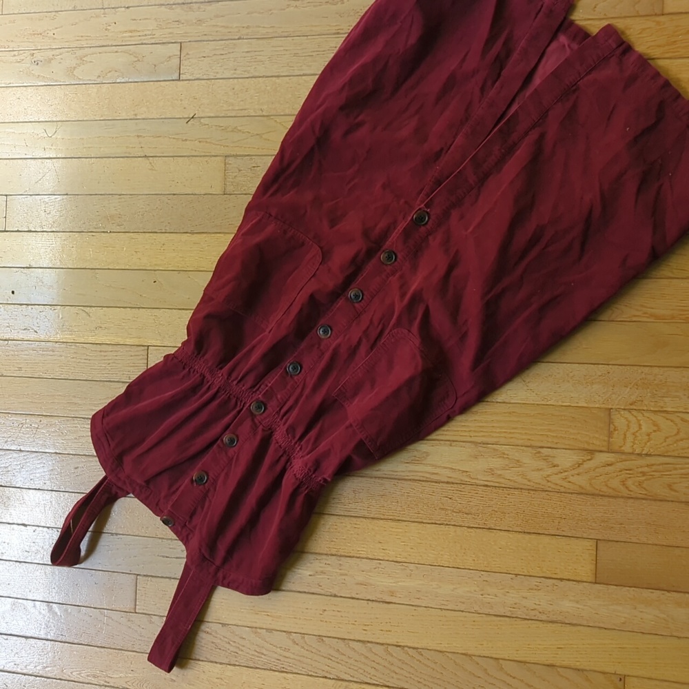 Corduroy, midi jumper dress